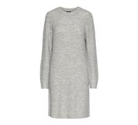 PIECES Women's Pcellen LS O-Neck Knit Dress Noos Bc, Light Grey Mix, XS