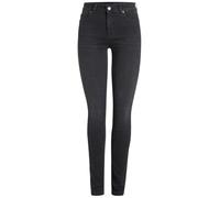 PIECES Women's Pcfive Delly Jeans Black Wash/noos Jeans, Black, 38 (Manufacturer Size: Medium)