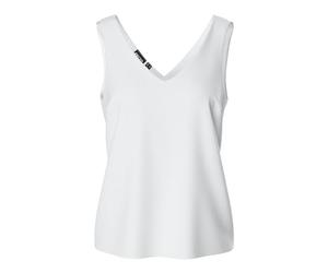 PIECES Women's Pcfranan Sl Noos Bc Top, Bright White, Large