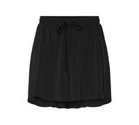 PIECES Women's Pcfua Hw Shorts WVN BC, Black, L