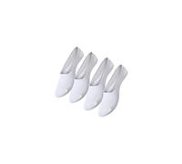 Pieces Women's PCGILLY Footies 4 Pack NOOS Ankle Socks, White (Bright White Bright White), S (Pack of 4)