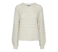 PIECES Women's Pcjayda LS O-Neck Knit Noos Jumper, Birch, XL