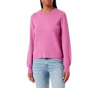 PIECES Women's Pcjenna LS O-Neck Knit Noos Bc Sweater, Radiant Orchid, M