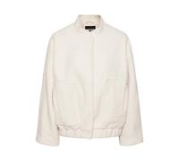 PIECES Women's Pcjenny Ls Loose Bomber Mm Jacket, Birch, L