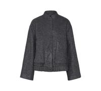 PIECES Women's Pcjenny Ls Loose Bomber Mm Jacket, Magnet, S