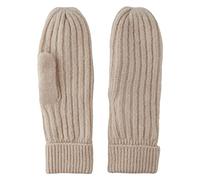 PIECES Women's Pcjeslin Wool Mittens Noos Bc, Grey (Whitecap Gray), One Size