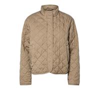 PIECES Women's Pcjiona Quilted Jacket, Greige, S