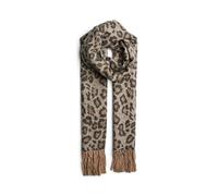 Pieces Women's PCJIRA Wool Scarf NOOS, Natural/AOP:Leo, Einheitsgröße