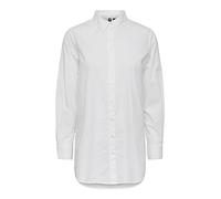 PIECES Women's Pcjiva LS Shirt Noos Bc Blouse, Cloud Dancer, M