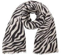 PIECES Women's Pcjorna Square Scarf Box Bc, Antique White/AOP: Zebra, One Size