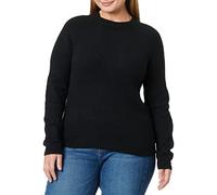 PIECES Women's Pcjuliana LS O-Neck Knit Noos Bc Sweater, Black, S