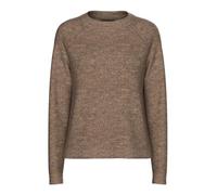 PIECES Women's PCJULIANA LS O-Neck Knit NOOS BC Pullover, Fossil, XL