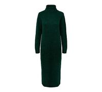 PIECES Women's Pcjuliana LS Roll Neck Knit Dress Noos Bc, Trekking Green, M