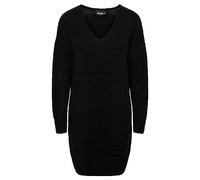 PIECES Women's Pcjuliana LS V-Neck Knit Dress Noos Bc, Black, S