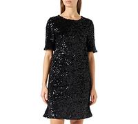 PIECES Women's Pckam SS Dress, Black, M