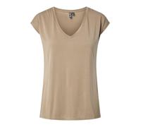 PIECES Women's Pckamala Noos Bc Tee T-Shirt, Silver Mink, Large