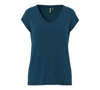 PIECES Women's Pckamala Tee Noos Bc Top, Reflecting Pond, M
