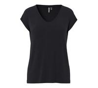 PIECES Women's Pckamala Tee Noos T-Shirt, Black, XS UK