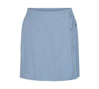 PIECES Women's PCKAREN HW Skirt Summer Skirt, Blue Bell,