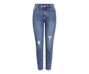 PIECES Women's Pckesia Mom Hw ANK DEST Mb235 Noos Bc Slacks