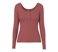 PIECES Women's PCKITTE LS TOP NOOS BC T-Shirt, Apple Butter, XL