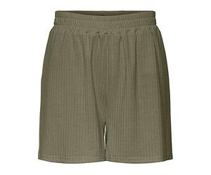 PIECES Women's Pckylie Hw Noos Shorts, Deep Lichen Green, XS
