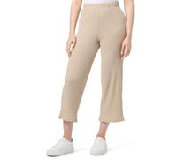PIECES Women's Pclena Hw Cropped Pants Fabric Trousers, Nomad, M