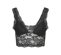 PIECES Women's Pclina Lace Bra Top Noos Bustier, Black, 16 (Manufacturer Size: X-Large)