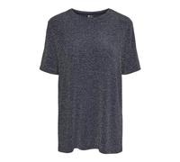 PIECES Women's Pclina SS Oversize Tee T-Shirt, Maritime Blue, S