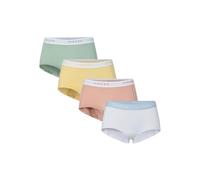 PIECES Women's Pclogo Lady 4 Pack Solid Noos Bc Boxer Shorts (pack of 1)
