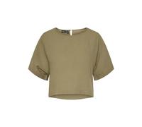 PIECES Women's Pcmaddie Ss Top T-Shirt, Deep Lichen Green, S