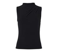PIECES Women's Pcmadison Sl Draped Top Noos Bc, Black, L