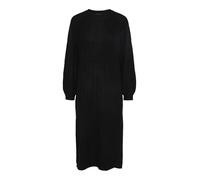 PIECES Women's Pcmaggy Ls Knit Dress Noos Bc, Black, M