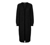 PIECES Women's Pcmaggy Ls Long Knit Cardigan Noos Bc Sweater, Black, L