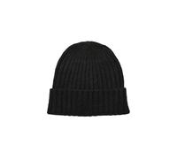 PIECES Women's Pcmargot Hood Noos BC Beanie, Black, One Size Fits All