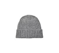 PIECES Women's Pcmargot Hood Noos BC Knitted Hat, Medium Grey Melange, One Size