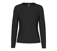 PIECES Women's Pcmaria Ls Top Noos Bc Longsleeve T-Shirt, Black, XL