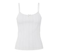 PIECES Womens Pcmarie Singlet Poin Top JRS Noos Bc, Cloud Dancer, L UK