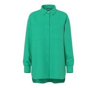 PIECES Women's Pcmelia LS Oversize Noos Shirt, Simply Green, S