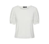 PIECES Women's Pcmimi Ss O-Neck Top BC T-Shirt, Bright White, XL