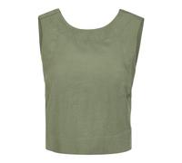 PIECES Women's Pcminidi Sl Short Top Pa Bc, Hedge Green, M