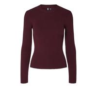 PIECES Women's Pcmira New LS O-Neck Knit Noos Bc, Tawny Port, M