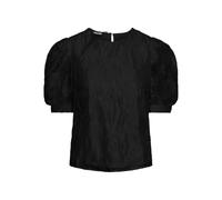 PIECES Women's Pcnala 2/4 Jaquard Top Blouse Shirt, Black, XL