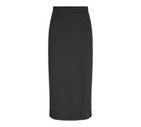 PIECES Women's Pcnala Hw Midi Skirt Mm Bc, Black, M