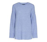 PIECES Women's Pcnancy Ls Loose O-Neck Knit Noos Bc Jumper, Hydrangea, M
