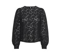 PIECES Women's Pcnanessa Ls Top Long Sleeve Blouse, Black, XS
