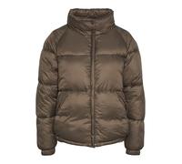 PIECES Women's Pcnaomy High Collar Puffer Jacket Quilted, Morel, M