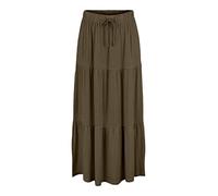 PIECES Women's Pcneora Hw Ankle Skirt Sa Bc, Beech, S