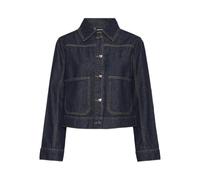 PIECES Women's Pcnevin Jacket, Dark Denim Blue, S