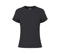 PIECES Women's Pcnicca SS O-Neck Top Noos T-Shirt, Black, Large